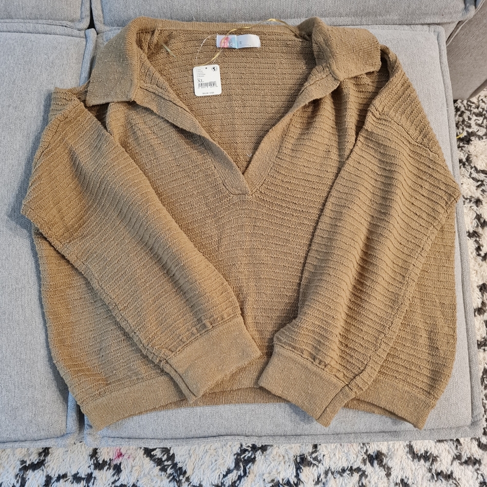 Free people sweater and shorts set